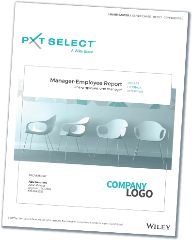 Manager Employee Sample Report Cover